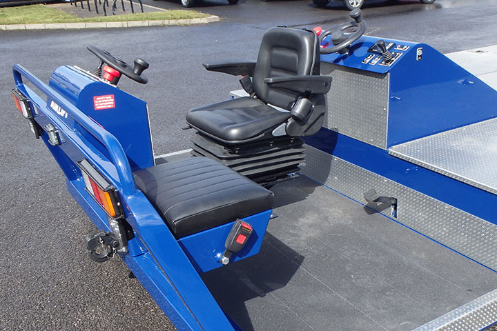 twin steer electric aircraft tug